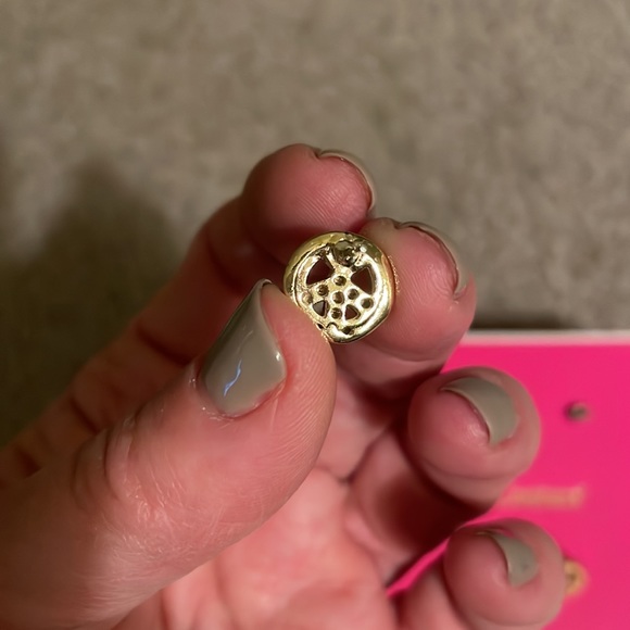 Juicy Couture peace sign earrings - Picture 3 of 4